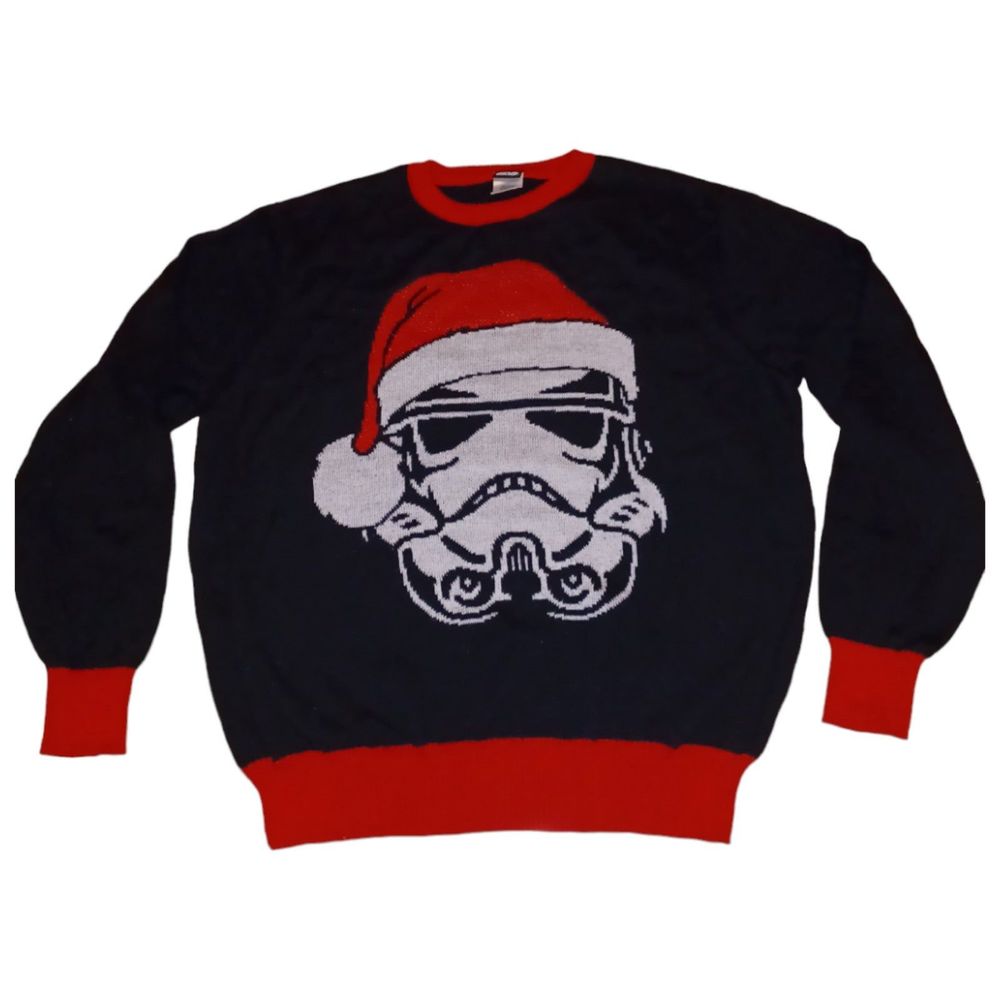 Star Wars Storm Trooper Christmas Sweater Men's Size XXL